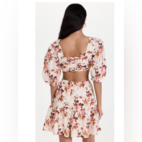 NWT Sea New York Puff Sleeve Smocked Dress - Picture 3 of 9